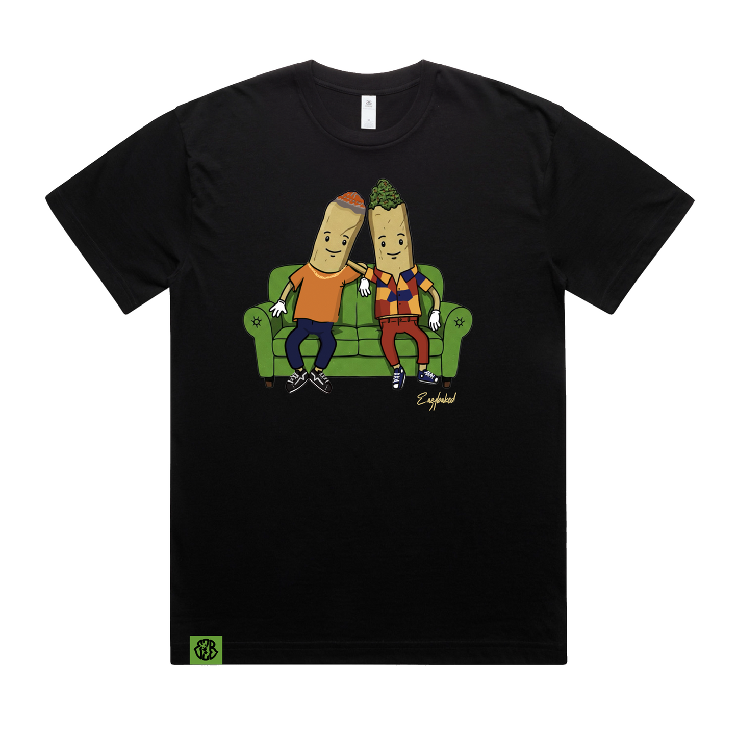 4/20 Exclusive EZB Logo Tee – Black